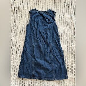 Abercrombie & Fitch Dark Blue Jean Mini Dress